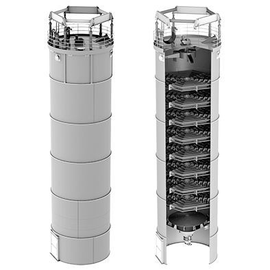 Cristalizador por fusión - TC-VК - Teplocom Ltd. - para productos alimentarios / secador