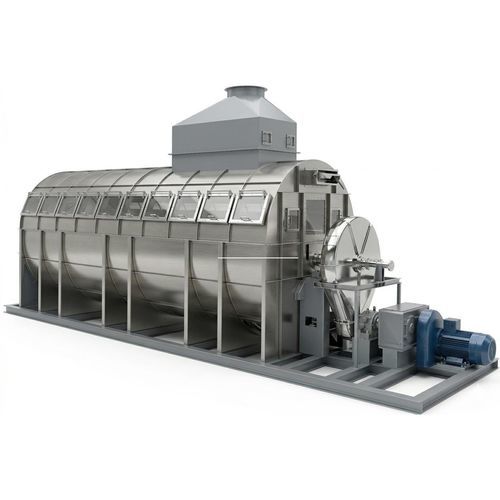 Secador de tambor - TC-TBD series - Teplocom Ltd. - continuo / para granel / con intercambiador de calor