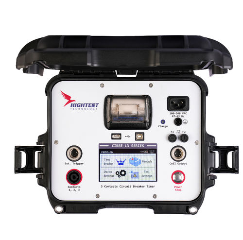 Analizador para disyuntor - CIBRE-L3 series - Hightest Technology - con impresora integrada / con batería / con pantalla táctil