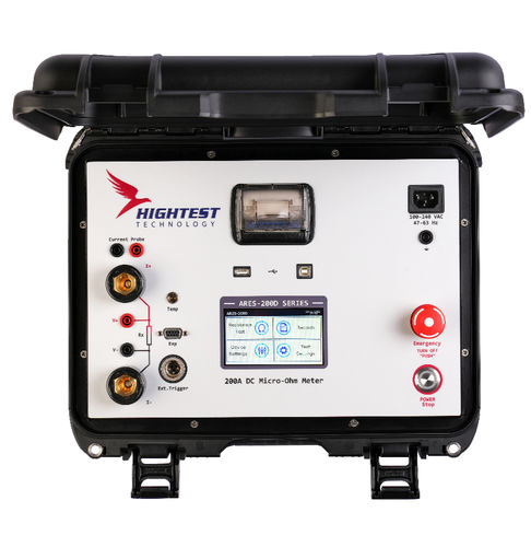 Micróhmetro digital - ARES-200D - Hightest Technology - portátil / reforzado / alimentado por batería