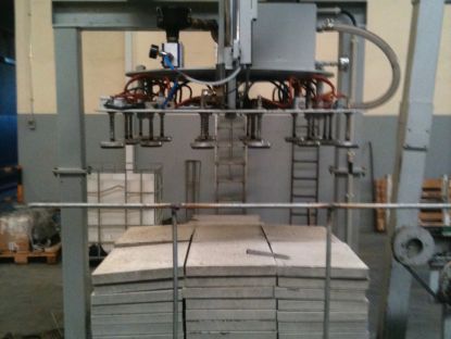 Línea de producción para productos de hormigón - Rometa S.A. - automática / de alta velocidad