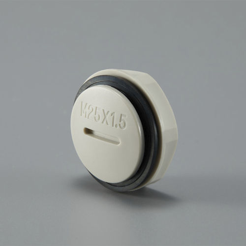 Tapón redondo - PG series - YUEQING YISEN ELECTRONIC TECHNOLOGY CO.,LTD. - roscado / macho / de nailon