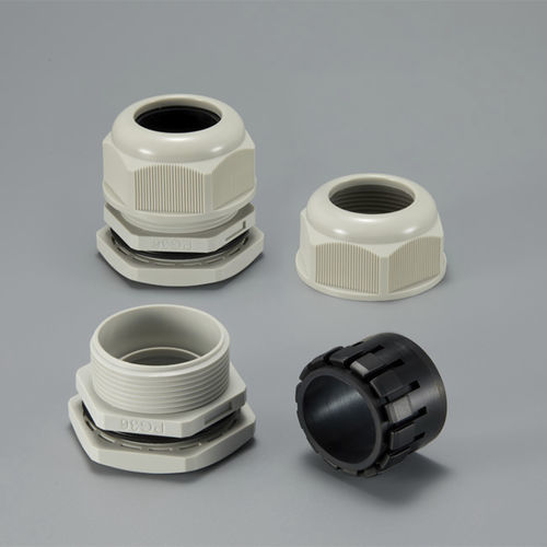 Prensaestopas de nailon - PG-PA series - YUEQING YISEN ELECTRONIC TECHNOLOGY CO.,LTD. - IP66 / con roscado PG