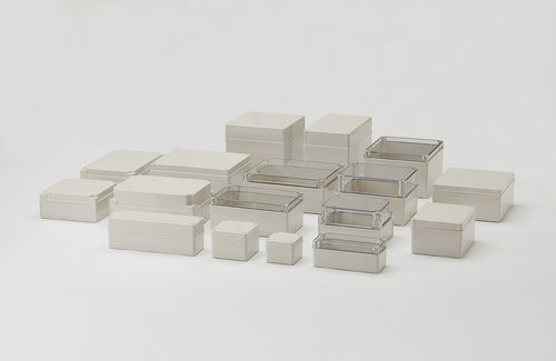 Caja montable en pared - P series - YUEQING YISEN ELECTRONIC TECHNOLOGY CO.,LTD. - rectangular / cuadrada / de ABS