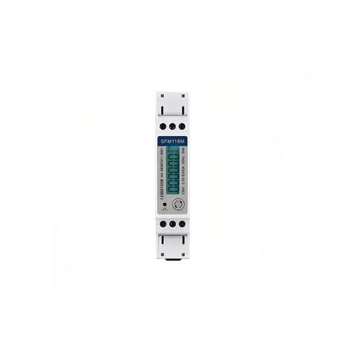 Contador de energía eléctrica monofásico - SFM118 - YUEQING YISEN ELECTRONIC TECHNOLOGY CO.,LTD. - en riel DIN / RS-485 / multifunción