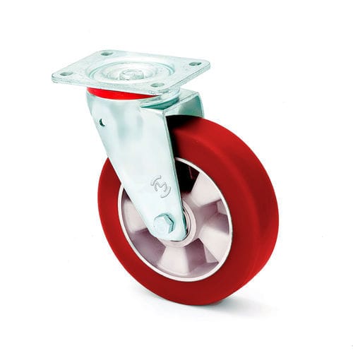 Rueda con aro - LU/MPA/200/K - 600 Kg - MARBA - de acero / de poliuretano / para cables redondos