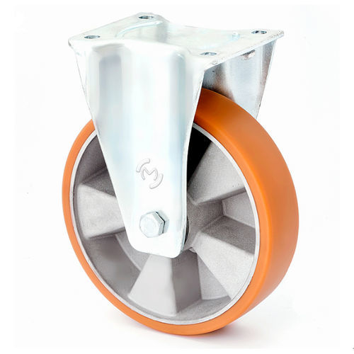 Rueda con aro - BU/PA/125/K – 350 Kg  - MARBA - de aluminio / de poliuretano / de placas