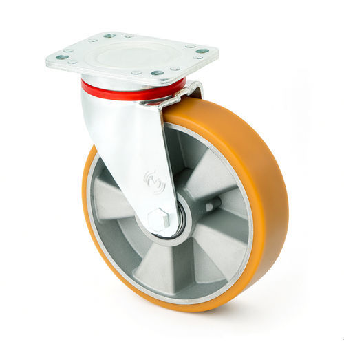 Rueda con aro - LVS/PA/160/K – 600 Kg - MARBA - de aluminio / de bolas / de poliuretano