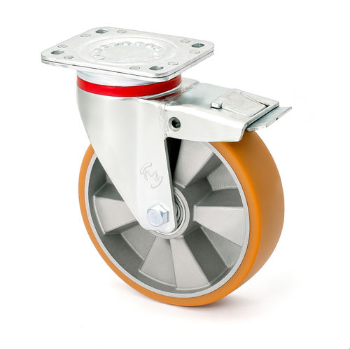 Rueda con aro - LVS/PA/125/KDS-N –500 Kg - MARBA - de PA / de bolas / de poliuretano