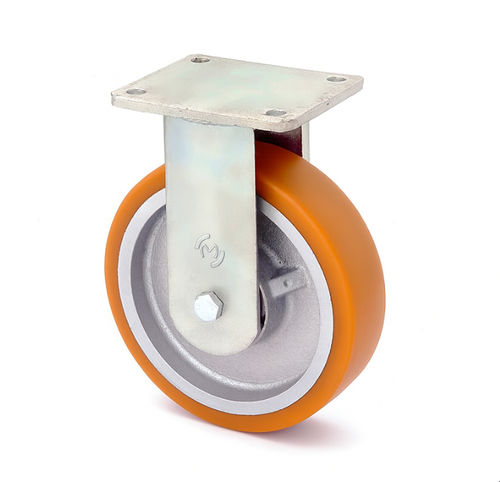 Rueda con aro - BP/4/200/K –  1000 kg - MARBA - de poliuretano / para cables redondos / reforzada