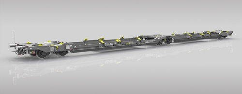 Transportador con ruedas - Sdggmrss - Greenbrier Europe - de plataforma / para contenedores