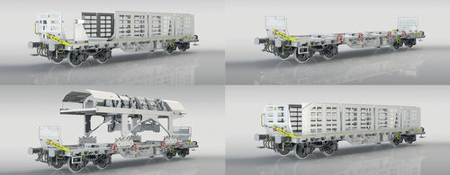 Transportador con ruedas - Greenbrier Europe - para palés / eléctrico
