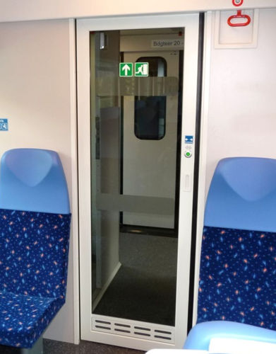 Puerta de tren corredera - ŽOS 4 TRAINS - eléctrica / neumática / intercirculación
