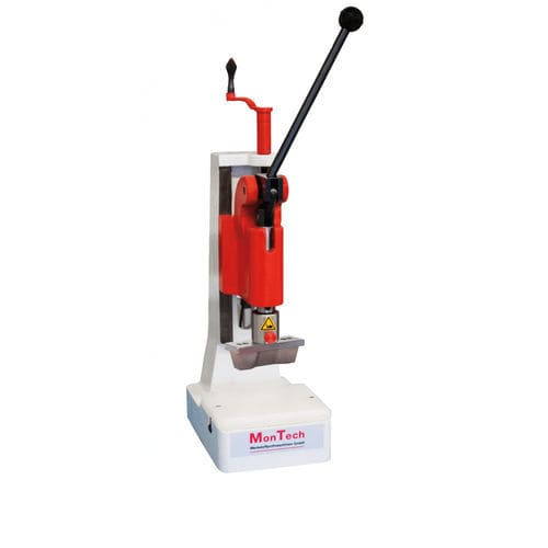 Prensa manual - P-VS 3000 M - MonTech Werkstoffprüfmaschinen GmbH - de corte / de caucho / de cuero