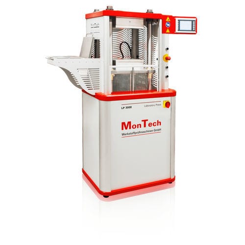 Prensa hidráulica - LP 3000 - MonTech Werkstoffprüfmaschinen GmbH - de laboratorio / de caucho