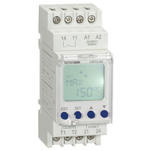 Controlador de temperatura digital - CRT2-2D - Lettel - modular / en riel DIN