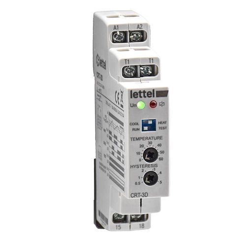 Controlador de temperatura sin visualizador - CRT-3D - Lettel - modular / en riel DIN
