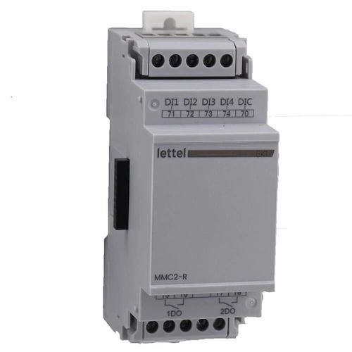 Módulo de relé digital - MMC2-R - Lettel - para montaje sobre riel DIN / con indicador LED / 2 canales