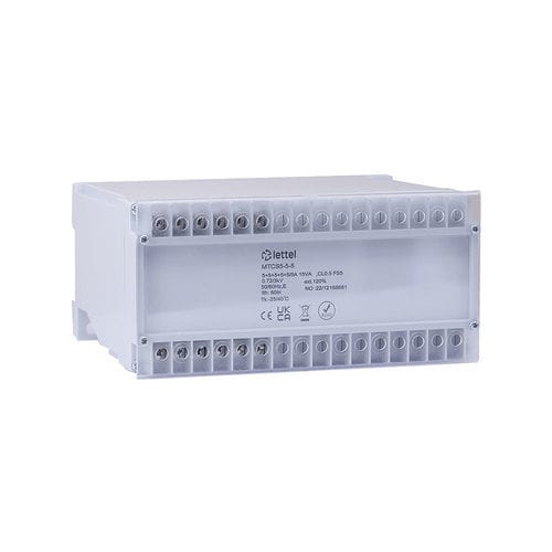 Transductor de corriente con transformador - MTCS series - Lettel - en riel DIN / de potencia