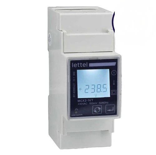 Contador de energía eléctrica monofásico - MCX2-1100MT - Lettel - en riel DIN / digital / multiprecio