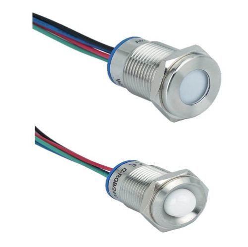 Indicador luminoso LED - SVEM16 TRI LED - Lettel - montado en panel / IP67 / resistente a la corrosión