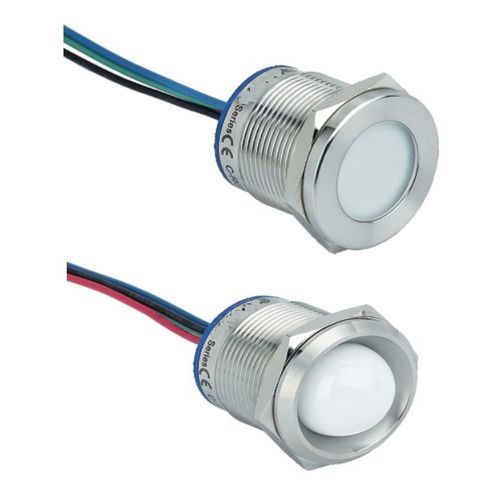 Indicador luminoso LED - SVEM22 series - Lettel - roscado / montado en panel / autoextinguible