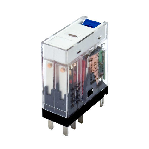 Relé electromecánico 24 Vcc - CRJ-2S series - Lettel - 48 V CA / 12 Vcc / 24 V CA