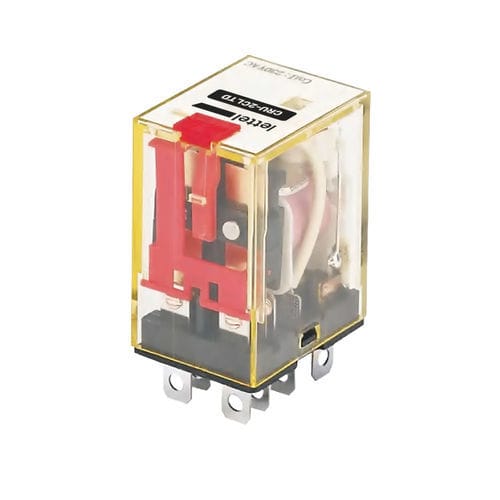 Relé electromecánico 48 V CC - CRU-2C series - Lettel - 24 V CA / 230 V CA / 12 Vcc