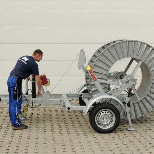 Remolque portabobina - KVS 1500/80G - Vetter GmbH Kabelverlegetechnik - para equipamiento industrial / en tándem