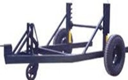 Remolque portabobina - PS-DFC-8Y - Paprsky Energy - para transporte y tendido de cables / de acoplamiento / hidráulico