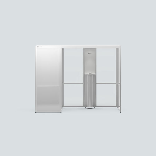 Cabina para fumadores con filtro HEPA - S 60 Safety - Qleanair - de carbón activado / de aluminio
