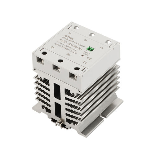 Relé estático DC - XSSR-3H - XURUI - AC / compacto / trifásico