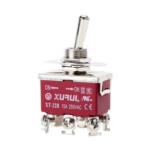 Interruptor basculante - XT series - XURUI - bipolar / 4 polos / 3 polos