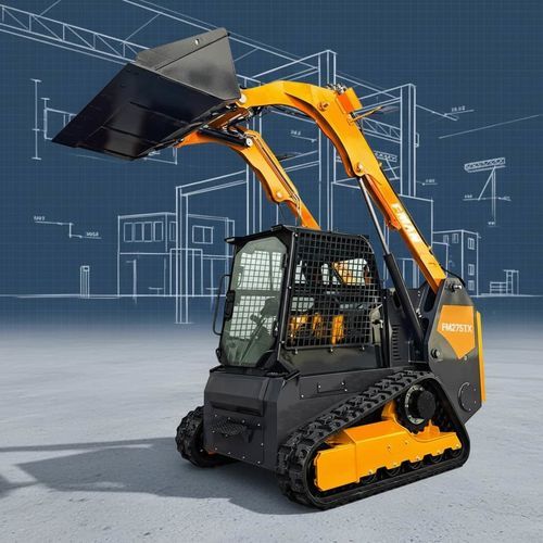 Minicargadora con motor de combustión - FM275TX - Xuzhou FMAN Construction Machinery Manufacture Co., Ltd. - diésel