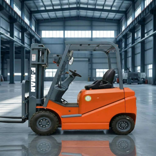 Carretilla elevadora alimentada por batería - CPD15 - Xuzhou FMAN Construction Machinery Manufacture Co., Ltd. - con operador sentado / para pasillos estrechos / de manipulación