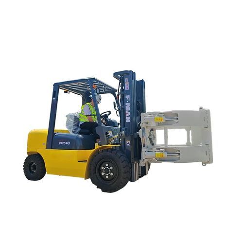 Carretilla elevadora con motor diésel - CPCD45 - Xuzhou FMAN Construction Machinery Manufacture Co., Ltd. - con operador sentado / para uso exterior / para almacén
