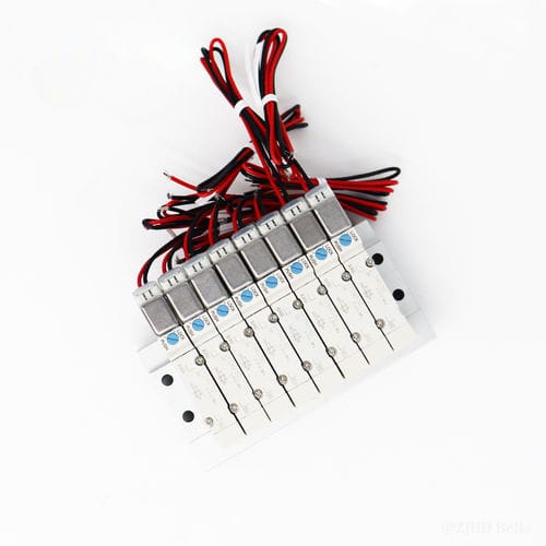 Bloque de electroválvula de control asistido - SY3000 - ZJHD Automation Technology Co., Ltd. - de 5 vías / para aire comprimido / compacto