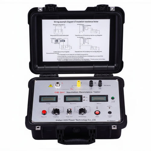 Medidor de resistencia de aislamiento portátil - GM-5kV - Wuhan UHV Power Technology Co.,Ltd.