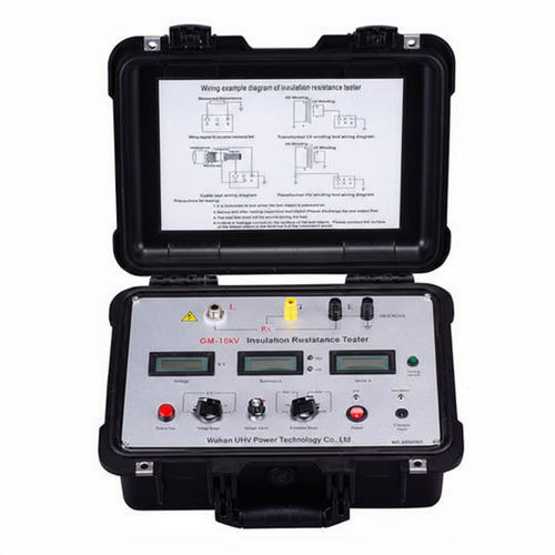 Medidor de resistencia de aislamiento portátil - GM-15kV - Wuhan UHV Power Technology Co.,Ltd.