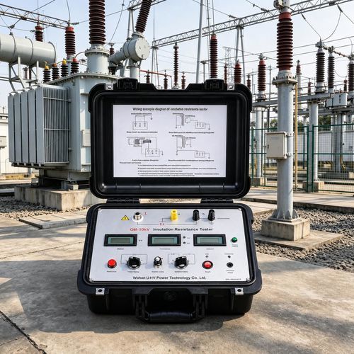 Medidor de resistencia de aislamiento - GM-10kV - Wuhan UHV Power Technology Co.,Ltd.
