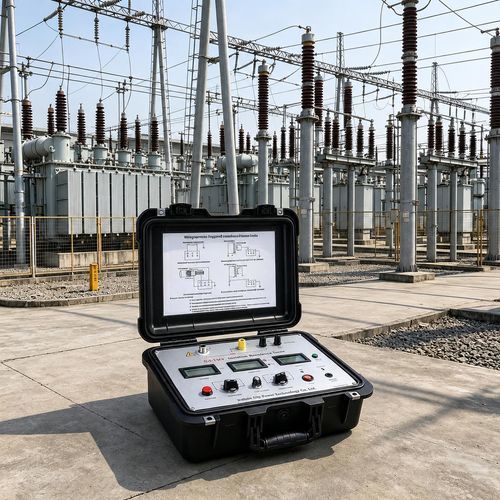 Medidor de resistencia de aislamiento portátil - GM-15kV - Wuhan UHV Power Technology Co.,Ltd.