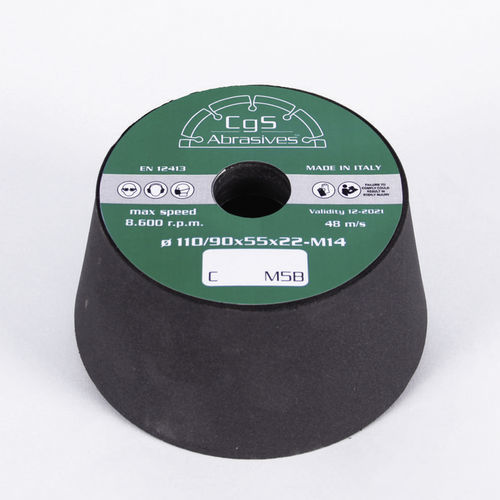 Muela de copa - CgS Abrasives - de acabado / de achaflanado / de esmerilado