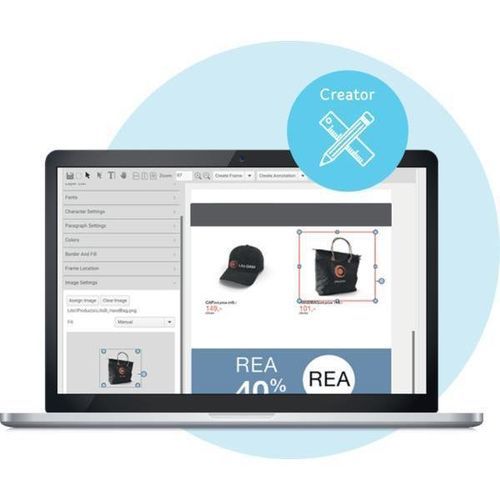Software de gestión de imágenes - Atom Creator - miller graphics - gestión de marketing / de automatización / de creación