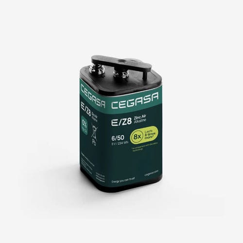 Batería rectangular - E/Z8 6/50 - Cegasa Energía SLU - 6 V / industrial / para equipos de telecomunicaciones