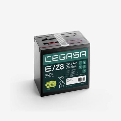 Batería rectangular - E/Z8 9/200 - Cegasa Energía SLU - 9 V / industrial / para equipos de telecomunicaciones