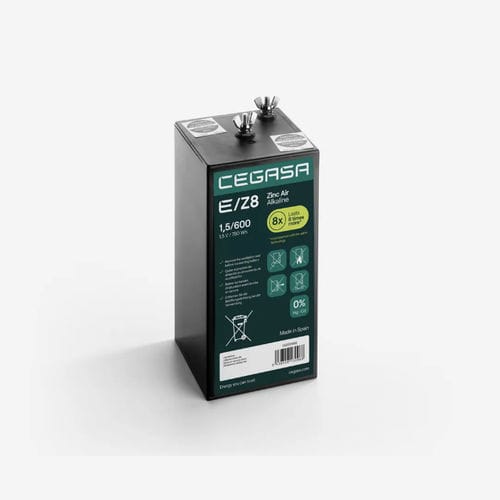 Batería rectangular -  E/Z8 1,5/600 - Cegasa Energía SLU - 1.5 V / industrial / para equipos de telecomunicaciones