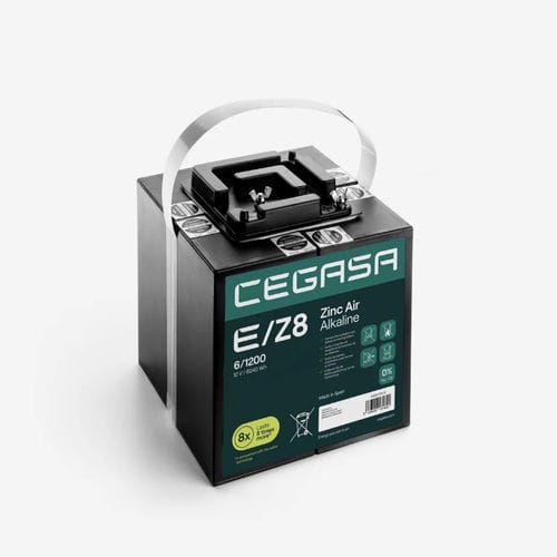 Batería rectangular - E/Z8 6/1200 - Cegasa Energía SLU - 6 V / industrial / para equipos de telecomunicaciones