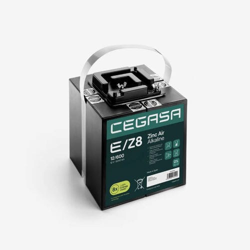 Batería rectangular - E/Z8 12/600 - Cegasa Energía SLU - 12 V / industrial / para equipos de telecomunicaciones