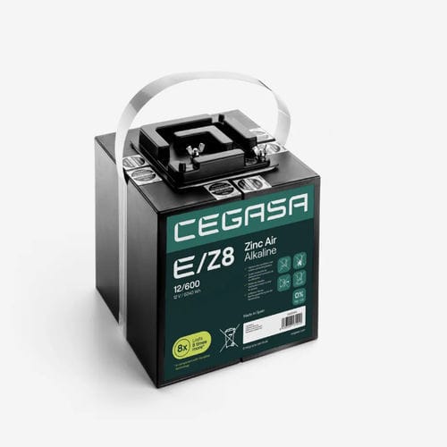 Batería rectangular - E/Z8 12/600 - Cegasa Energía SLU - 12 V / industrial / para equipos de telecomunicaciones