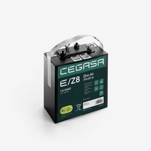 Batería rectangular - E/Z8 1,5/2400 - Cegasa Energía SLU - 1.5 V / industrial / para equipos de telecomunicaciones